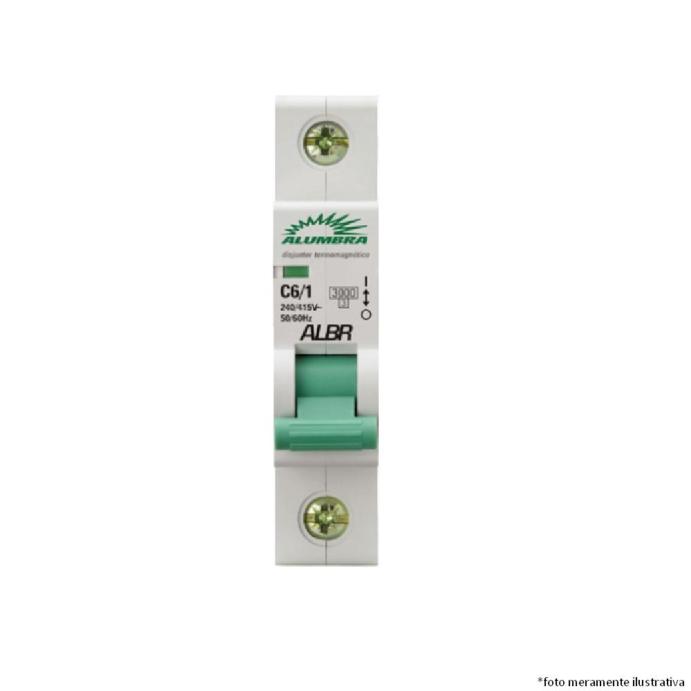 DISJUNTOR DIN MONOPOLAR BRANCO 40 AMPERES