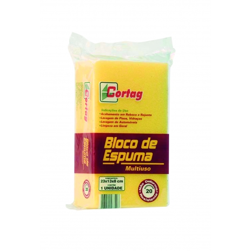 BLOCO DE ESPUMA 23X13X8CM - 60950