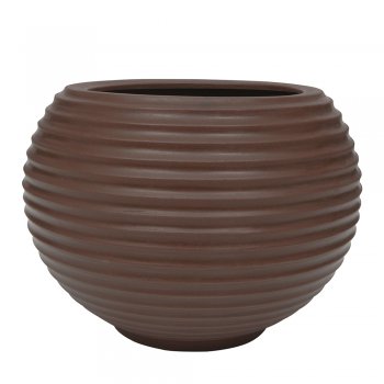 VASO BROMELIA 36X37CM RUSTY