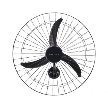 0550/1359/543 - VENTILADOR OSC. PAREDE GRADE ACO 60CM PRETO