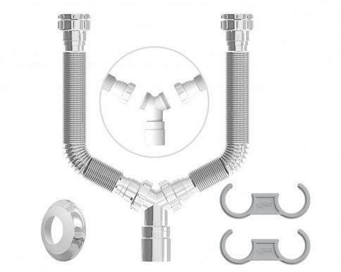 TUBO EXTENSIVEL DUPLO CROMADO - 7159