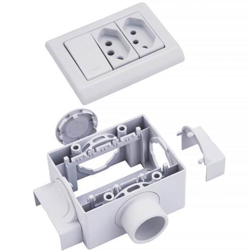 57304/050 - CAIXA 'X' 3M P/ ELETROD. E CANALETA - BR