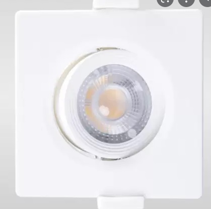 SPOT EMBUTIR QUADRADO ALLTOP LED MR11 3W 3000K