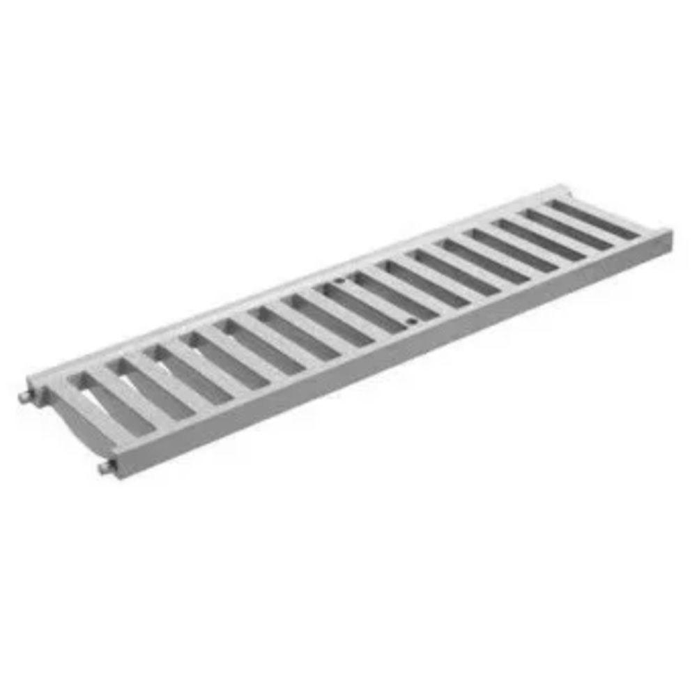GRELHA PISO 13X50CM 10TON - CINZA