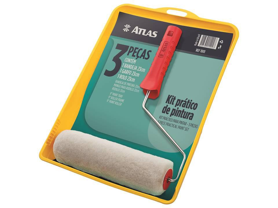KIT BASICO PINTURA 3 PECAS - 1001