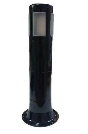 BALIZADOR TUBE LIGHT PRETO - 24200-06
