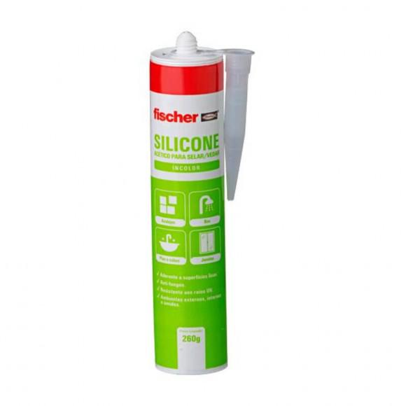 SILICONE ACETICO INCOLOR 260G - FISCHER