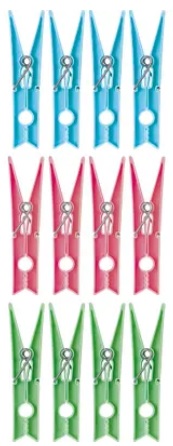 PRENDEDOR MAXI 12PCS