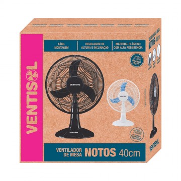 1953- VENTILADOR OSC. MESA NOTOS 40CM BRANCO