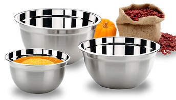 CONJ. TIGELAS INOX 3 PCS SUPREMA REF. 2107/100