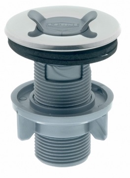 VALVULA P/ LAVATORIO ACO INOX 7/8 7235-1