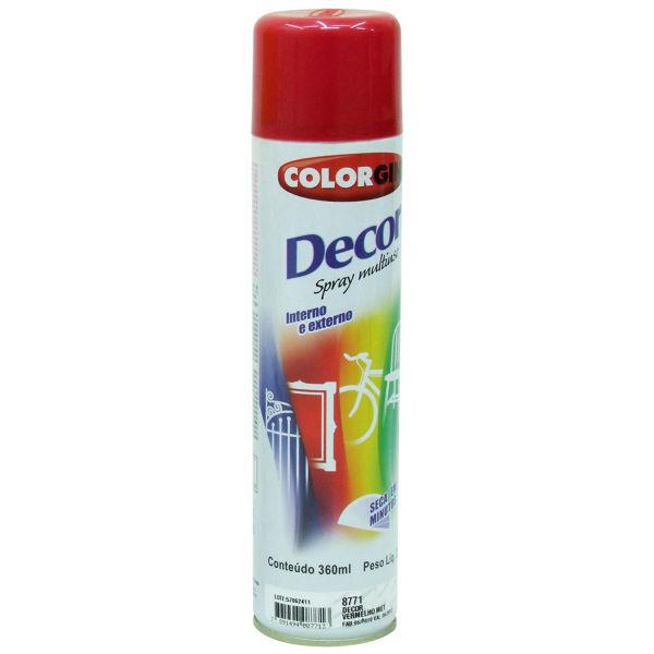 SPRAY ESMALTE 360ML VERMELHO