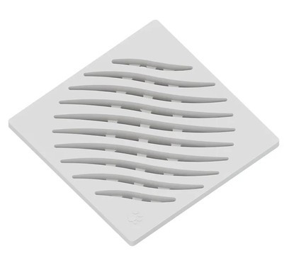 GRELHA QUADRADA 150MM PVC 7773
