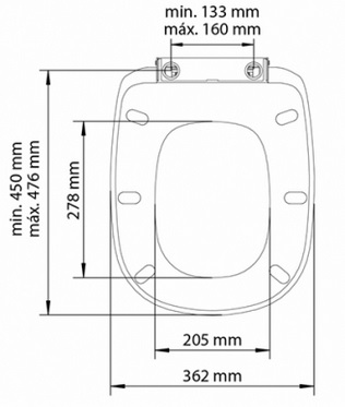 ASSENTO SANITÁRIO MONTE CARLO SOFT CLOSE BRANCO 7640