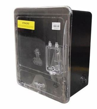 CAIXA MEDIDOR MONOFASICA CMD1 N3 EMBUTIR (MURO FRONTAL)