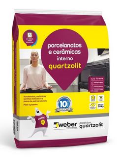 ARGAMASSA PORCELANATO INTERNA CINZA 20KG