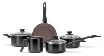CONJUNTO PANELAS 5PCS CER. EASY PRETO
