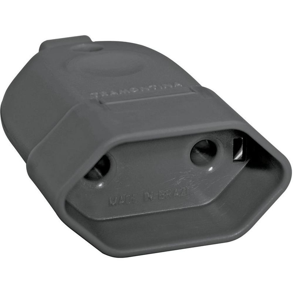 PLUG FEMEA 2P PRETO 10A - 57403/052 OU 252