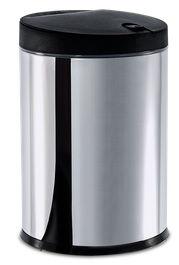 LIXEIRA PRESS INOX C/ TAMPA 3050/252 4L PRETO