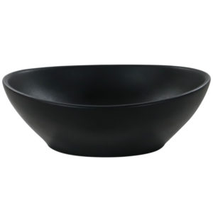 CUBA APOIO OVAL PRETO FOSCO 415X330X145 - 01