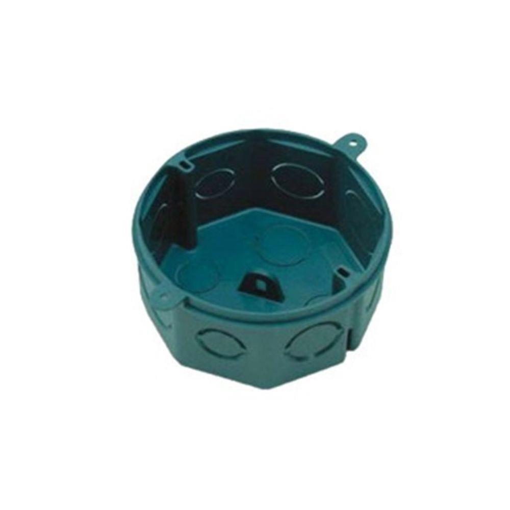 CAIXA LUZ OCTAG. 4X4 LARANJA FUNDO FIXO