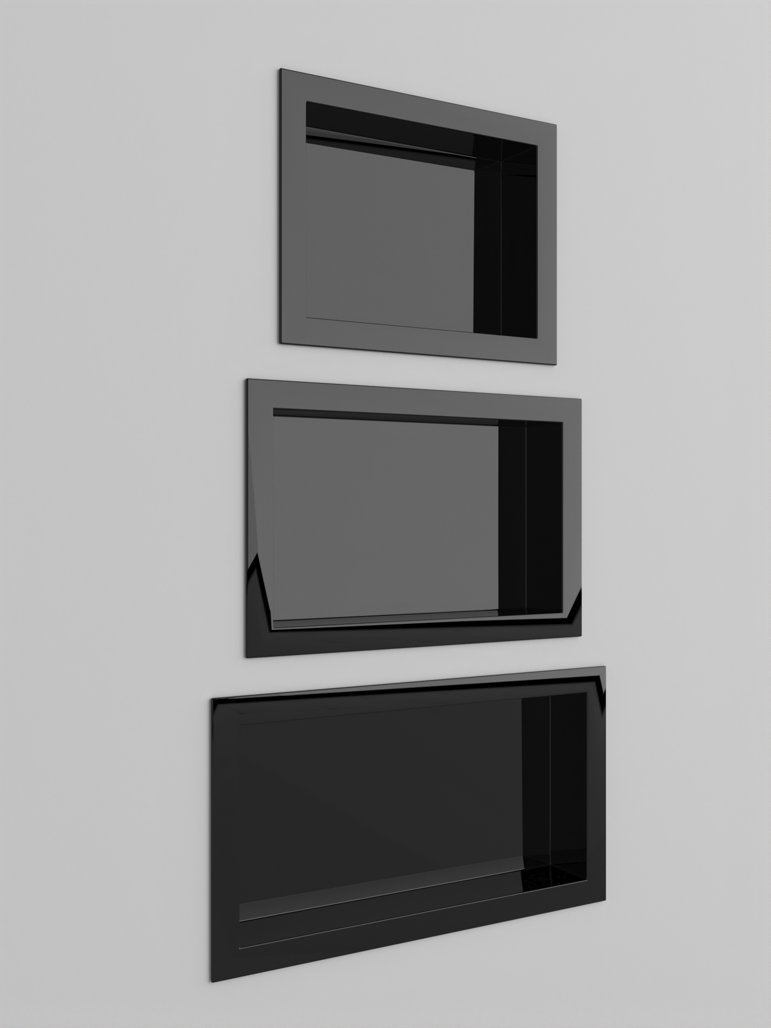 NICHO SINTETICO 60X30X10 - PRETO