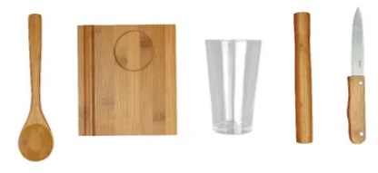 CONJ. CAIPIRINHA 5PCS BAMBOO
