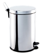 LIXEIRA STAND. INOX 5L C/ PEDAL E BALDE - 3045-3040/202