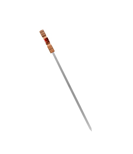 ESPETO GAUCHO SIMPLES ALUMINIO 85CM