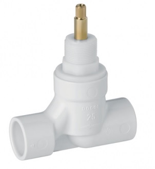 REGIST BASETEC (25MM) PRESSAO PVC CERAMICO 1/2 VOLTA
