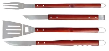 CONJUNTO PARA CHURRASCO 4PCS - 3311