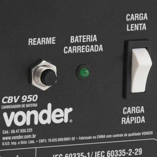 CARREGADOR BATERIAS CBV 950 - 220V