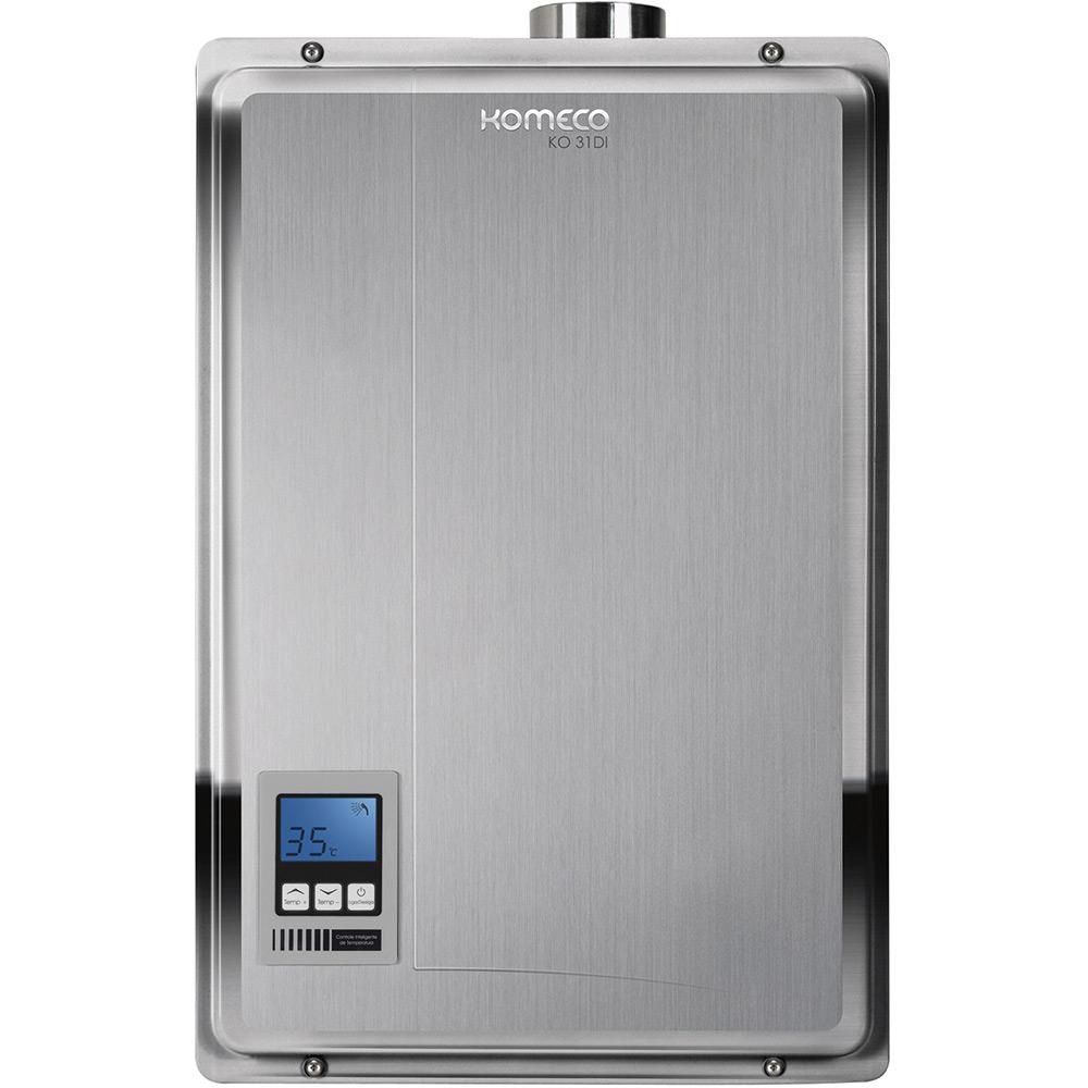 AQUECEDOR DE AGUA A GAS DIGITAL 31L (KO31DI) INOX