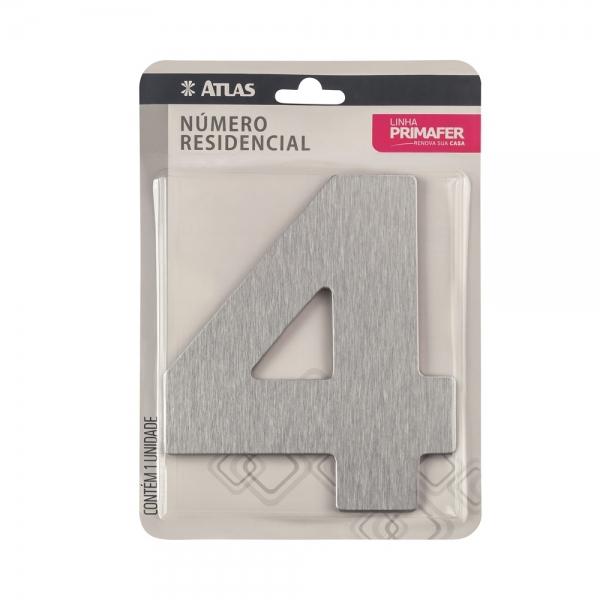 NUMERO "4" ESCOVADO - PR3001/4