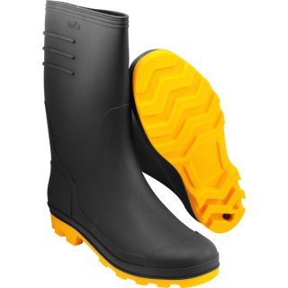 BOTA PVC PRETO/AMARELO N°41