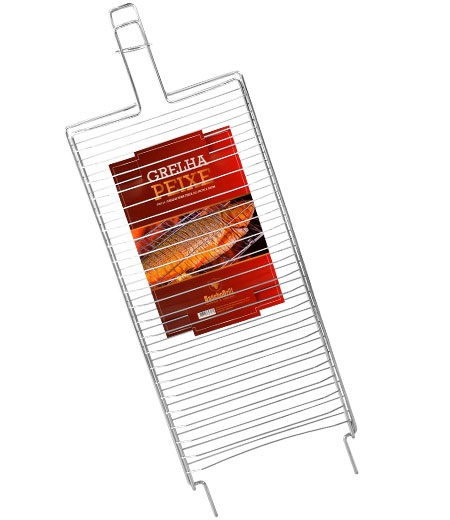 GRELHA GAUCHO PARA PEIXE 19.5CM X 39.5CM