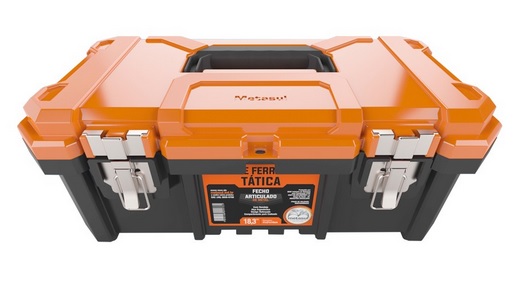 CAIXA DE FERRAMENTAS 18.3" C/ FECHO METAL - LARANJA