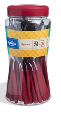 FAQUEIRO ITAPARICA 24 PCS VERMELHO REF. 6000/752