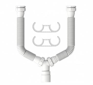 TUBO EXTENSIVEL DUPLO BRANCO - 7158