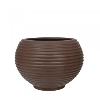 VASO BROMELIA 32X32CM RUSTY